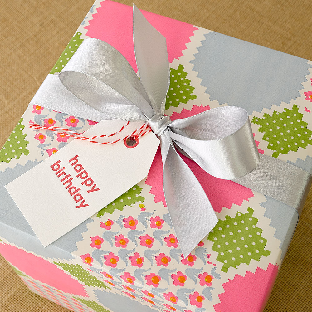 Retro Pastel Quatrefoil Vintage Paper